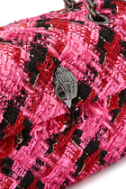 Tweed Fabric Kensington Bag